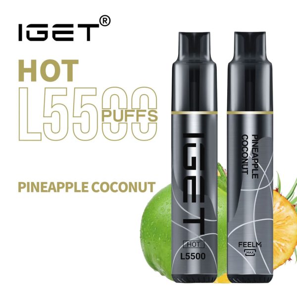 IGET HOT L5500 Disposable Pod Device – Pineapple Coconut